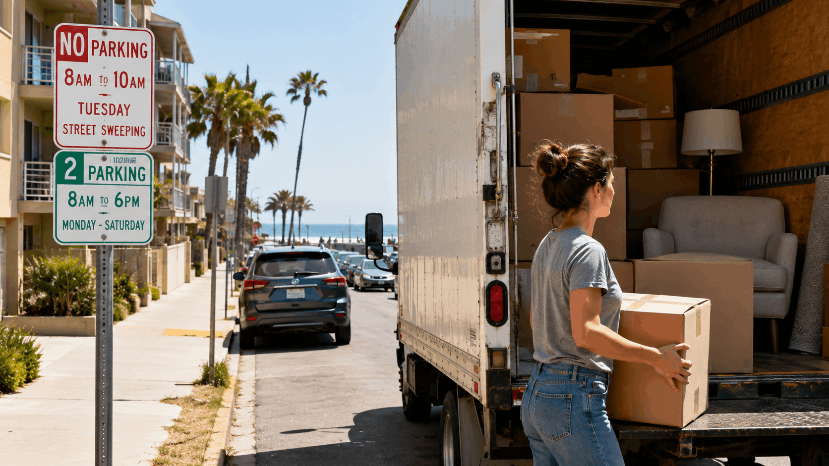 Popeye Moving & Storage Co. - How Santa Monica Parking Zones Work for Moving Trucks in Los Angeles