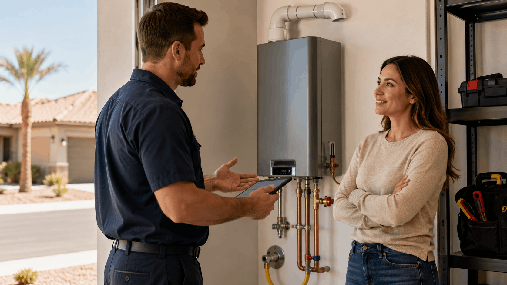 Active Plumbing - What Drives the Total Cost of a Tankless Water Heater Install in Las Vegas? in Las Vegas